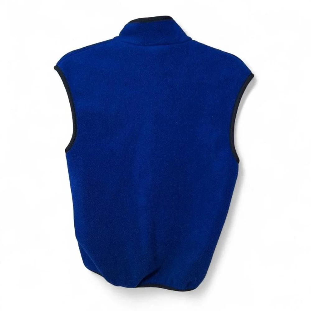 Vintage The North Face Fleece Vest Mens XS‎ Blue Full Zip Pockets USA Made